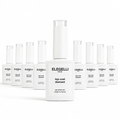 ELEGELLI nail polish bottles on a white background
